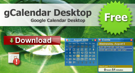 download gCalendar desktop